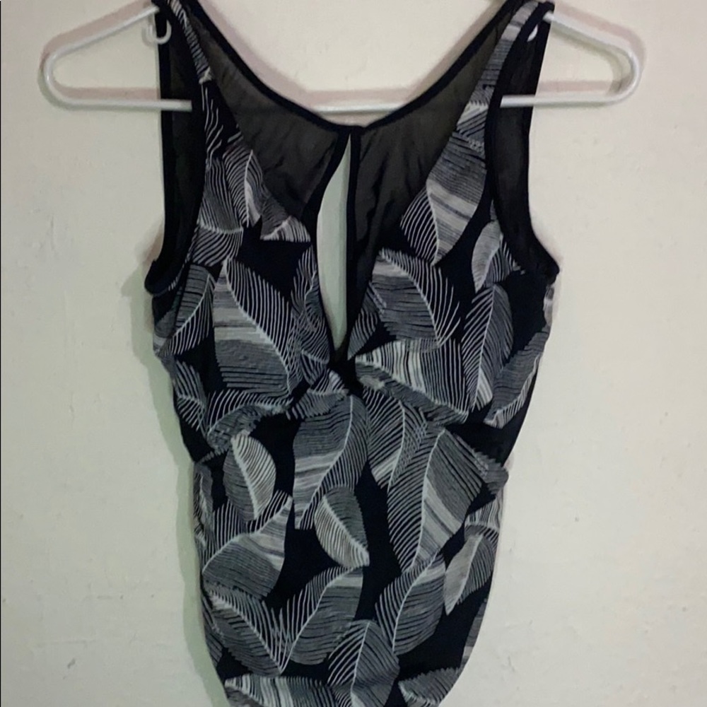 Black One-piece Swimsuit